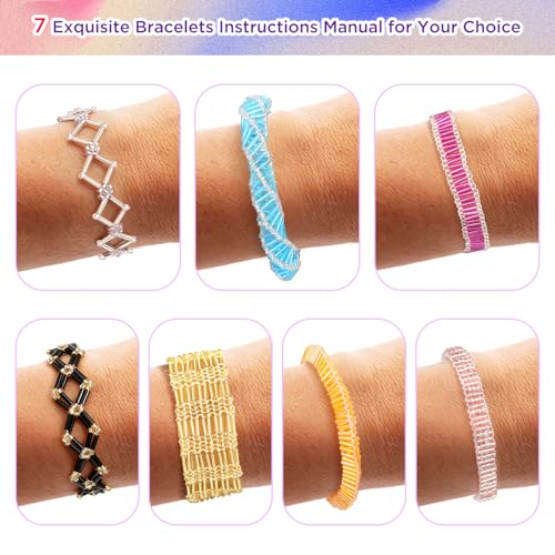 10500pcs Embroidery Glass Tube Seed Beads Kit, 39 Colors Beads for Crafts