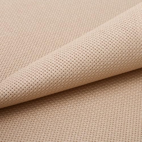 Aida Cloth 14 Count Cross Stitch Fabric,60×39inch (14CT,Tan) - color: Tan, size: 14CT