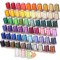 New brothreads 63 Colors 100% Polyester Machine Embroidery Thread 40WT