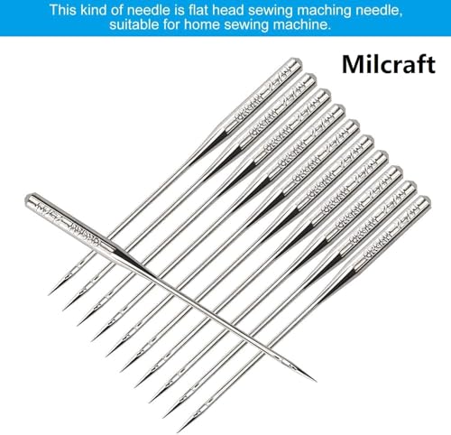 50 Pcs Embroidery Sewing Machine Needles Size 75/11 130/705H HAx1 Sewing Needles for Brother Sewing Machine (10 Pack of 5 Needles)
