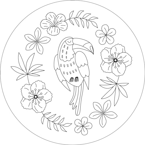 Birds Embroidery Pattern Transfers (set of 10 hoop designs!)