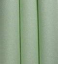 KCS 3 pc of 15" x 18"(38cmx45cm) Counted Cross Stitch Cotton Aida Cloth Needlework Rolled Fabric Box,18CT,Light Green - color: Light Green, size: 18CT