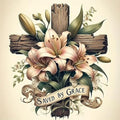 DYAIANGMU Flower Stamped Cross Stitch Kit for Adults 13.7x13.7 inches - color: red-84
