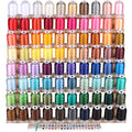 80 Spools Polyester Embroidery Machine Thread Kit