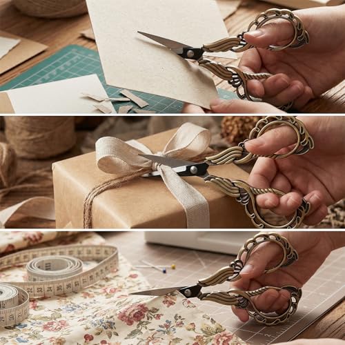 Sharp Detail Scissors, 4.5Inch Small Sewing Scissors with Cover