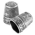 Metal Sewing Thimble, 2PCS Antique Fingertip Thimbles