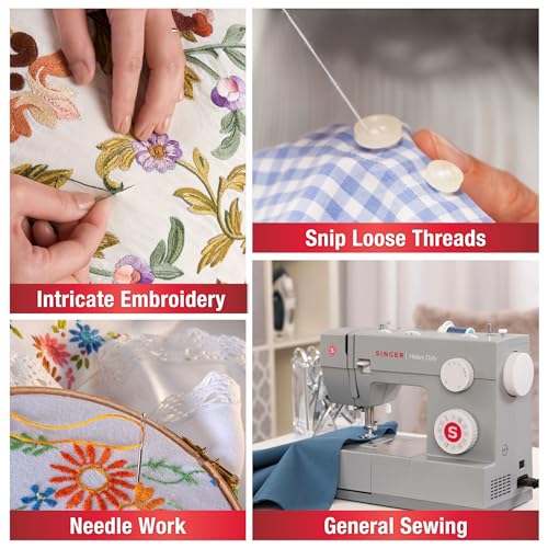 SINGER ProSeries™ 5" Thread Snips, Comfort Grip, Sewing & Yarn Cutter