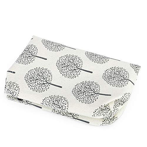 Teamoy Knitting Bag Tote, Travel Crochet Project Wrist Bag, Large, Tree - color: Tree, size: Large