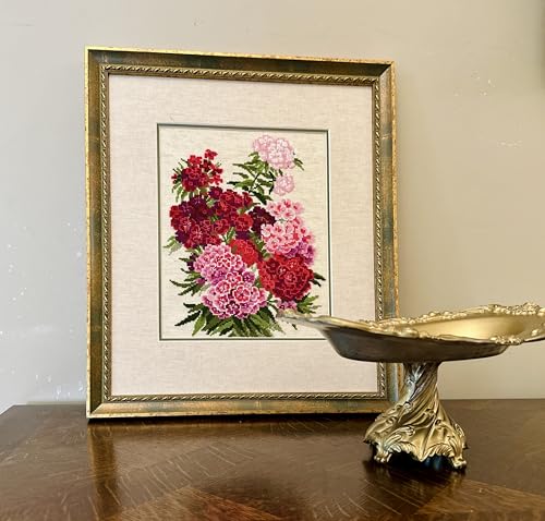 RIOLIS 1463 Sweet William Counted Cross Stitch Kit 9.5 x 11.75 in - style: Sweet William 1463