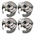 CKPSMS brand - # BC-DBZ(3)-NBL Small L Size Pigtail Embroidery Bobbin Cases Compatible with/Replacement for Barudan brand Melco brand SWF brand Tajima brand Ricoma brand MT-1501(4PCS)