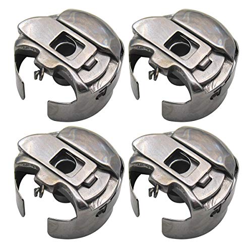CKPSMS brand - # BC-DBZ(3)-NBL Small L Size Pigtail Embroidery Bobbin Cases Compatible with/Replacement for Barudan brand Melco brand SWF brand Tajima brand Ricoma brand MT-1501(4PCS)