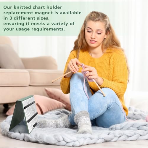 Flutesan 1 Pcs Knitting Pattern Holder, Folded Size 6.1 x 9 Inch, Green - color: Green, size: Folded Size 6.1 x 9 Inch