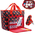 Knitting Bags and Totes Organizers Large Yarn Bags(Red Rose) - color: Red Rose