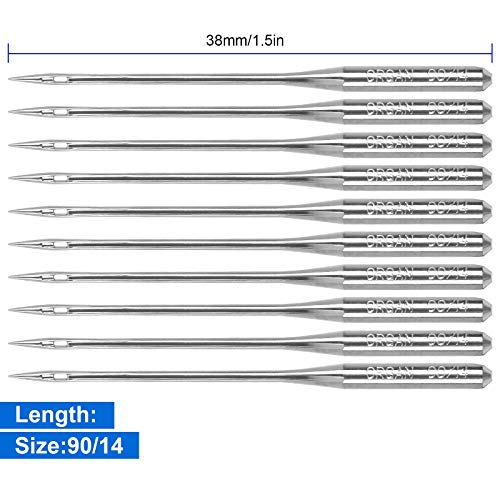 30PCS Embroidery Machine Needles Size 90/14, Household Sewing Machine Needles for Brother Sewing Machine1 - style: Size 90/14