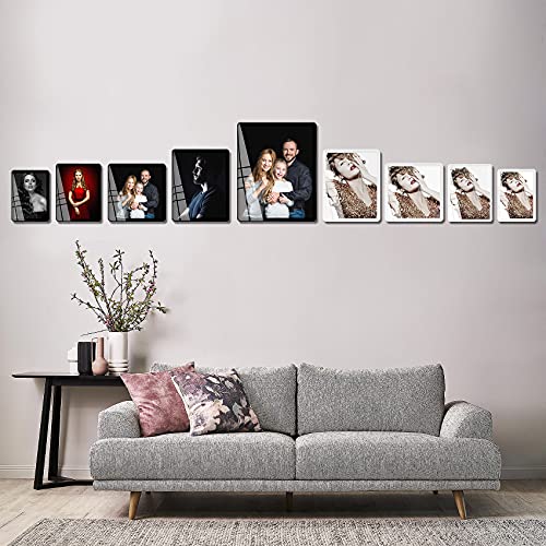 Bluesun 8×8 Picture Frame Black, Vertical & Horizontal Wall & Tabletop - color: Black, size: 8x8 （1 Pcs）
