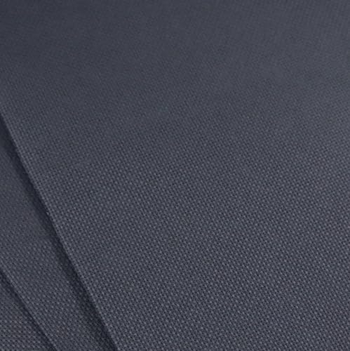 KCS 3 pc of 12" x 18"(30cmx45cm) Counted Cotton Aida Cloth Cross Stitch Fabric (Black,16CT) - color: Black, size: 16CT