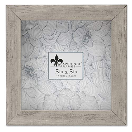 Lawrence Frames Shadow Box Frame, 5x5, Natural Gray - color: Natural Gray, size: 5 x 5 inches