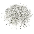 1200 Pcs Silver Plated Smooth Round Metal Beads - Spacer, Crimp, Clamp End Stopper Beads 4 mm for Jewelry Making - color: Silver 4mm 1200 Pcs