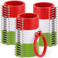 Knitgrip 24 Pcs Embroidery Hoop Adjustable Plastic,Red, Green, White,3 in - color: Red, Green, White, size: 3 in