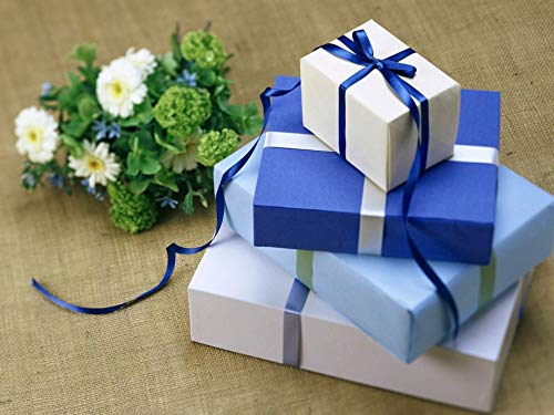 ITIsparkle 1/4" Inch Double Faced Satin Ribbon 50 Yards-Roll Set for Gift Wrapping Scrap Books Party Favor Hair Braids Baby Shower Decoration Floral Arrangement Craft Supplies, Royal Ribbon - color: Royal