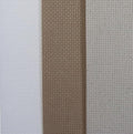 KCS 3 pc of 12" x 18"(30cmx45cm) 16CT Counted Cotton Aida Cloth Cross Stitch Fabric (White+Oatmeal+Khaki) - color: White+oatmeal+khaki