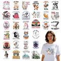 30 Pcs Funny Sarcastic Quotes Dtf Transfers Ready to Press - color: Funny Animals Sarcastic Quotes