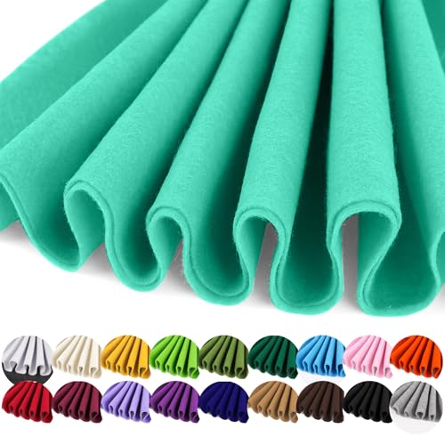 IONTACH 36" X 36" Soft Felt Fabric 1.6mm Thick (Aqua Green) - color: Aqua Green, size: Soft - 36" X 36"