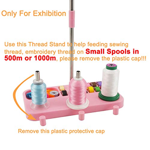 New brothread Light Weight Thread Stand -Pink - color: Pink