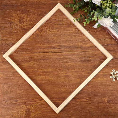OwnMy 14 Inch Needlepoint Stretcher Bars Wood Stretcher Bars for Needlework - size: 14 Inch