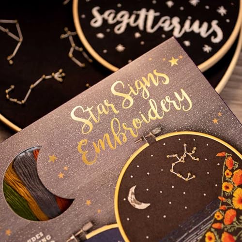 Star Signs Embroidery: Zodiac Patterns to Customize and Create (Embroidery Craft)