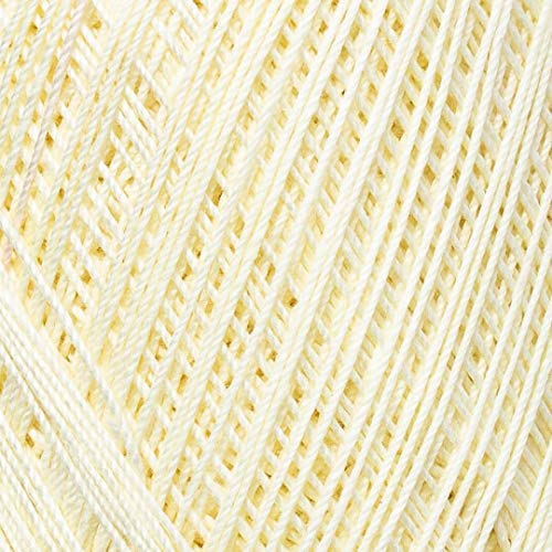 Yarn Art 1 Skein YarnArt Violet,100 Mercerized Cotton Yarn Threads Crochet Lace Hand Knitting Yarn Embroidery Arts Crafts (Cream 326) - color: 326