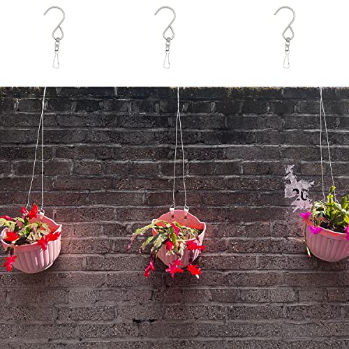 24 Pack Swivel Hooks Clips for Hanging Wind Chimes