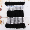 12 Skeins ThreadArt Cotton Embroidery Floss, Black - color: Black