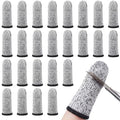 Honoson 20 Pcs Cut Resistant Finger Cots, Reusable, 2.2 Inch, Gray Black - color: Gray Black, size: 2.2 Inch