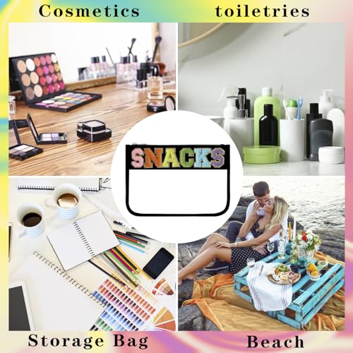 DYSHAYEN Clear Snacks Bag for Travel - color: Black-Snacks