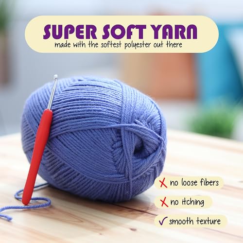 Crochet Kit for Beginners Adults and Kids - Beginner Crochet Kit for Adults with Step-by-Step Video Tutorials, Amigurumi and Crocheting Kit, Crochet Starter Kit with Soft Crochet Yarn and Crochet Bag - color: Sage Green, style: Crochet Kit + Bag