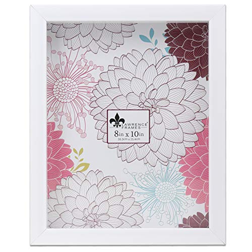 Lawrence Frames 785280 Shadow Box Frame, 8x10, White - color: White, size: 8 x 10 inches