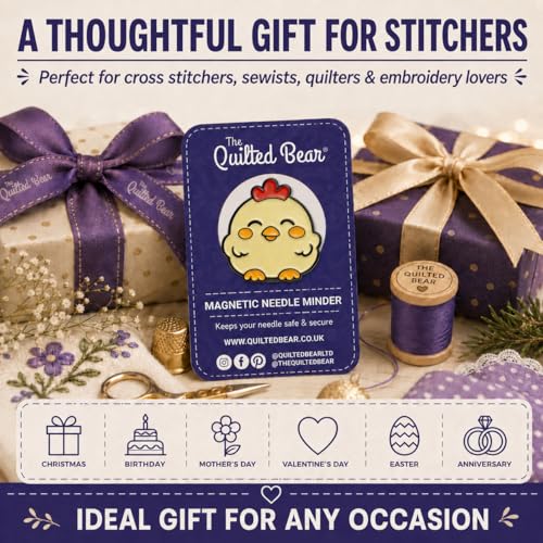 The Quilted Bear Magnetic Needle Minder, Small, Chick - color: Chick