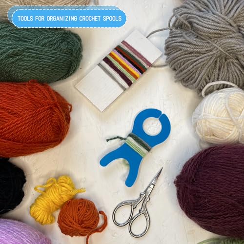 Yarn Bobbins 20 Pieces 5 Colors Crochet Sewing Thread Organizer Winder Tool