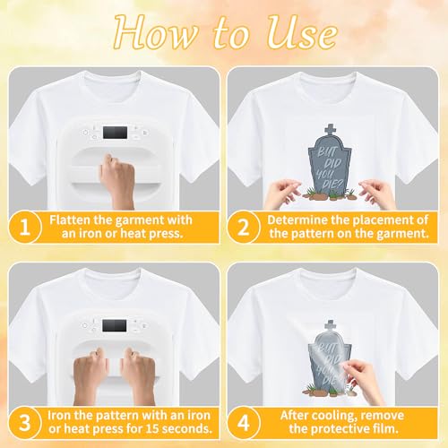 12 Sheets Funny Iron on Transfers for T-Shirts - style: Funny