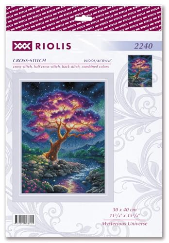 RIOLIS 2240 Mysterious Universe Counted Cross Stitch Kit 11.75 x 15.75 in - style: Mysterious Universe 2240