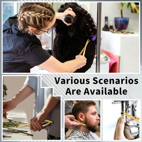 4.7 Inch Curved Stainless Steel Squeeze Scissors Embroidery Scissors Grooming Trimming Eyebrow Sewing Scissor Curved Tip Cuticle Applique Scissor (Gold)