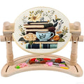 Huacan Embroidery Hoop Stand Adjustable - 360°Rotated Embroidery Frame Stand, Cross Stitch Stand, Beech Wood Embroidery Hoop Holder