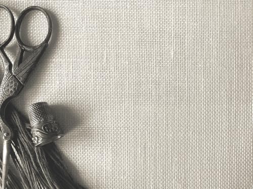 Linen Evenweave for Embroidery 25ct Dublin, Antique White 101 - color: Antique White 101