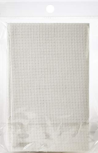 Design Works Crafts 14 Aida Fabric Pre-Cut for Counted Cross Stitch-White, Gold