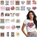 30Pcs Retro Mama Dtf Transfers Ready to Press Sports Mom Iron on Transfers for Tshirts Blessed Motherhood Heat Transfer Vinyl Stickers for Clothing Pillows Bag DIY Crafts - color: Retro Mama
