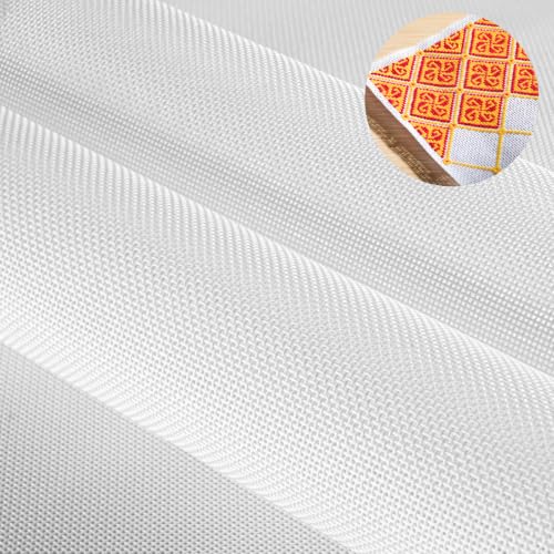 Needlepoint Canvas 18 Mesh, 20" x 18" Cotton Blank Canvas - color: White 18 Mesh 20*18in 1pcs