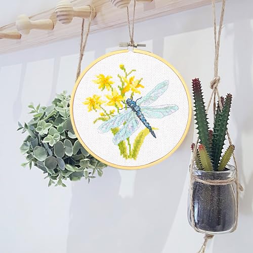 DIAMOND DOTZ Spring Flight Stamped Cross Stitch for Adults, Counted Pattern - color: Spring Flight