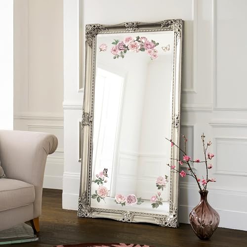 Joeyan Rub on Transfers for Crafts and Furniture - 2 Large 12"x18" Sheets - style: Paris Flower Memory