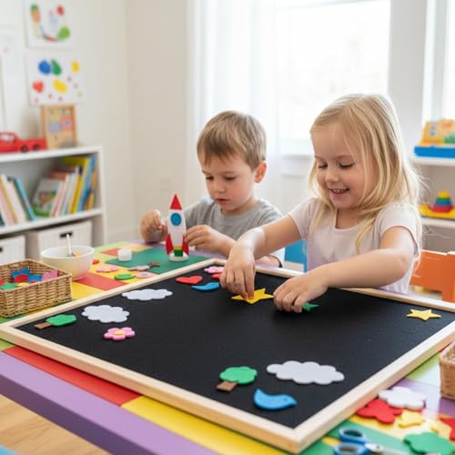 HaoFeijh Black Felt Fabric 72 * 36 Inch Wide 1.6mm, Soft Black Felt Sheets by the Yard, Acrylic Craft Felt Fabric Roll for DIY Craftwork, Sewing Patchwork, Holiday Decorations - color: Black, size: 2